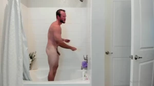 Taking a shower in my new bathroom do you like it