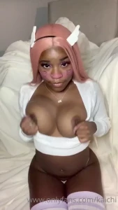 I felt so pretty in this little angel set it s my first time trying