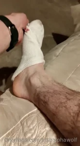 When i ve been for a long run the alpha scent on my sweaty jocks and