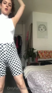 I love being slutty by my window who wants to see the full strip video