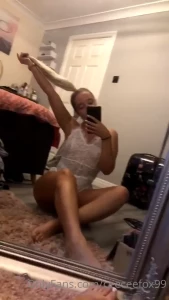 Pedicure toes soles and a white set