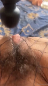 Cock twitching through my fishnets