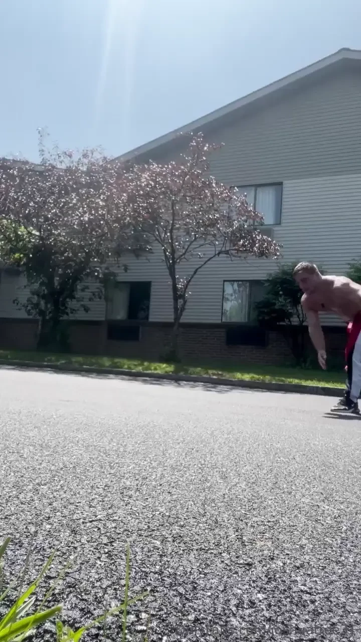 Handstand walking bloopers included and a random set of push ups 