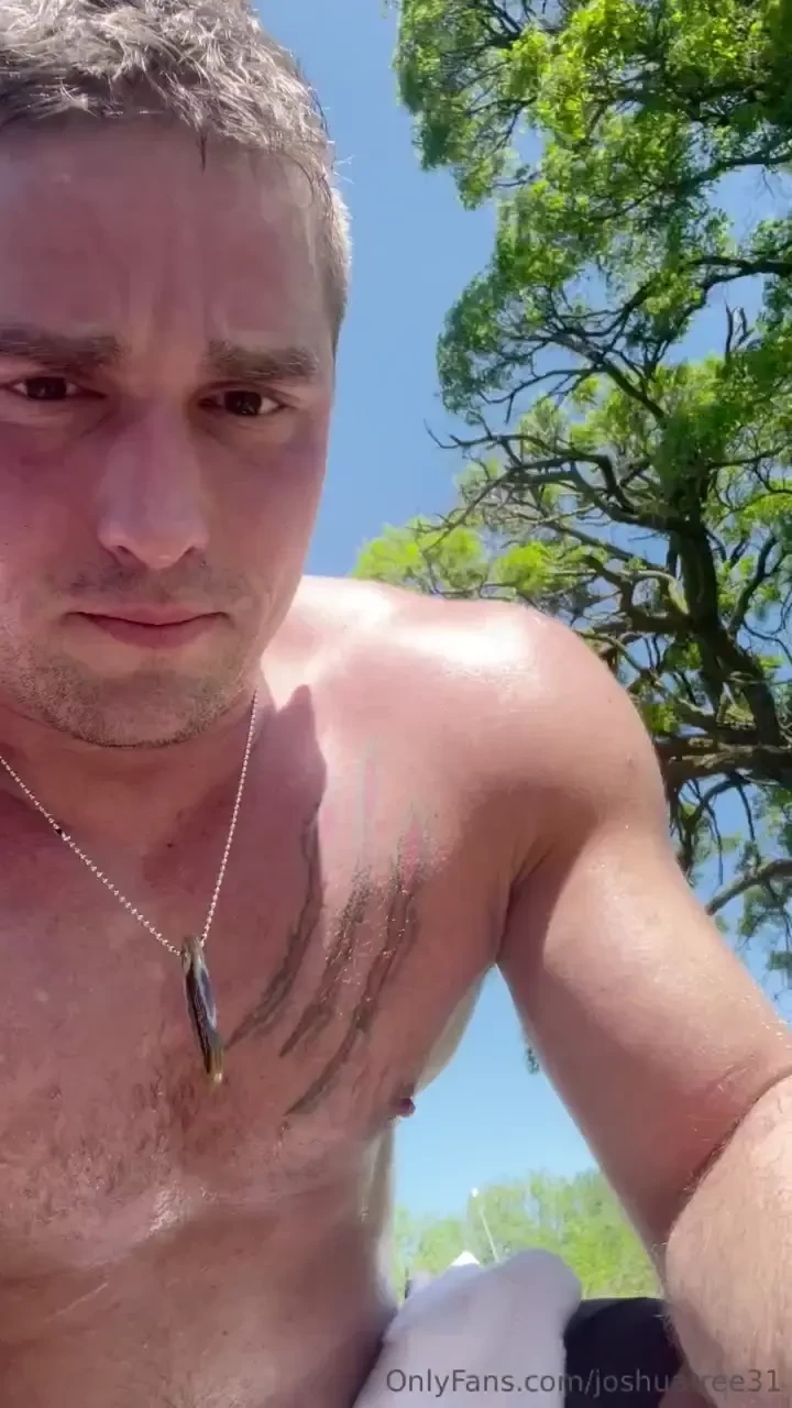 Outside workout after my run turned into a tanning session when the 