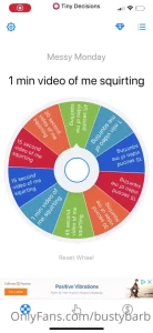 Messy monday for 5 spin the wheel for a chance to win any one of these
