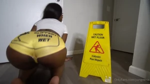 Caution slippery when wet part 168