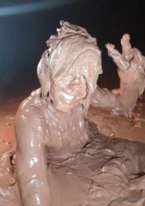 Photo shoot from the construction mud clay goop im surprised i never part 2