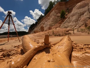 Muddy boy cock in the clay look at that pretty 120 ft cliff part 2