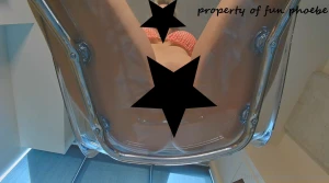 Tongue toy clear chair squirt dildo riding mini vibing and did i