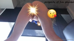 Torso dildo riding dildo fucking squirting and a nice pov from below 3