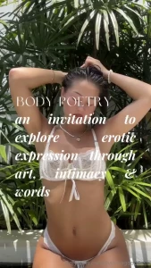 I m so excited for tonight s first poetry sesh let s make it extra