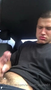 Was sooo fuxking horny in my car look at that guys