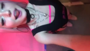 My outfit for the convention yesterday and the set that i got to film