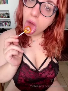 Licking a