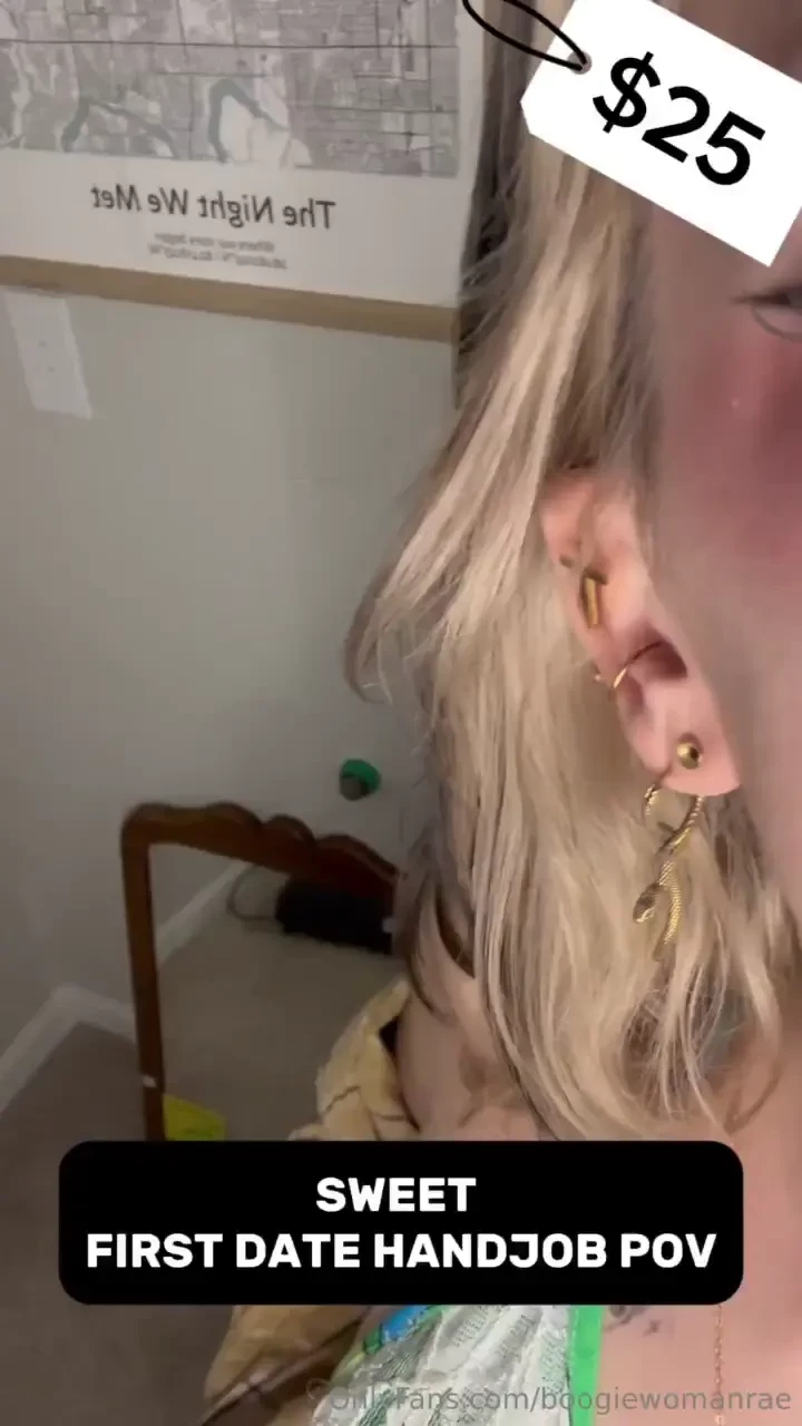 Sweet goth girlfriend first date handjob pov 9 19 coming monday 7am 