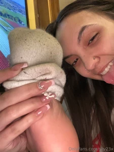 Just love taking off my socks for you part 6