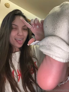 Just love taking off my socks for you part 7