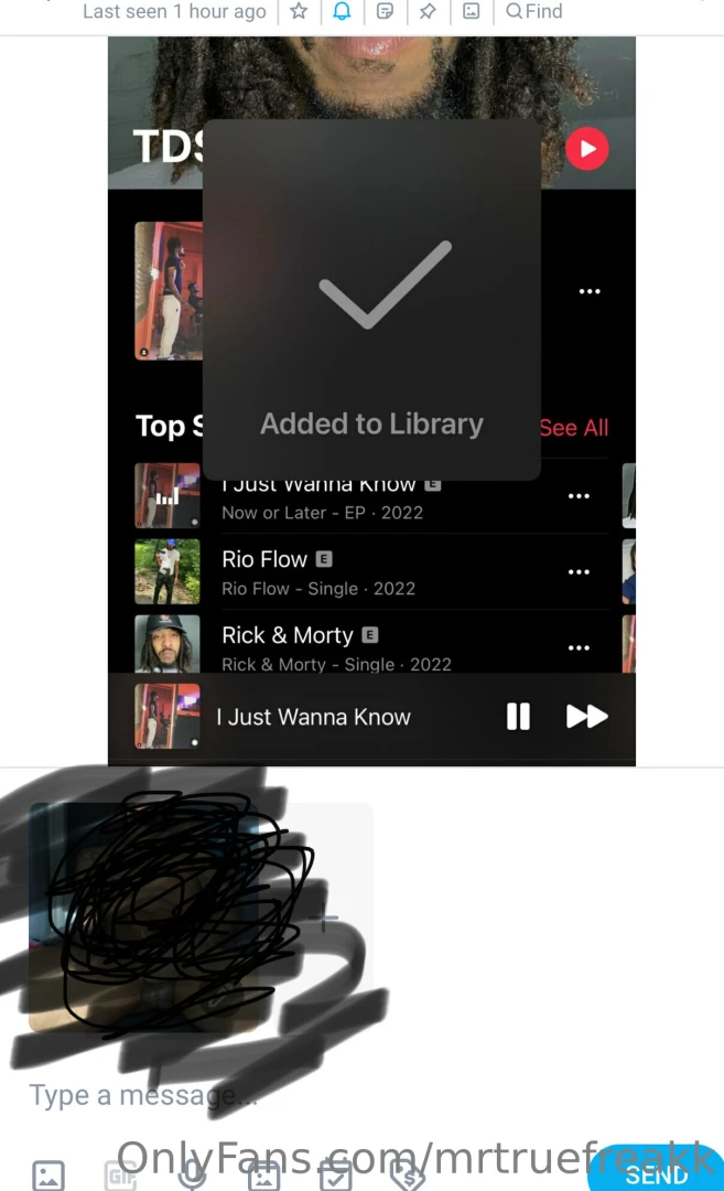 Oh i was serious add me too ur playlist on any music plateform and ima 