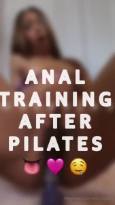 Cum with my while i practice anal it got so messy