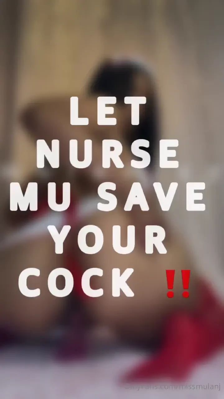 Nurse mu here let me save your cock by riding you from the front amp 