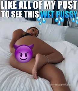 rubirose - Ik you want this wet pussy all you gotta do boo is like all of my post 