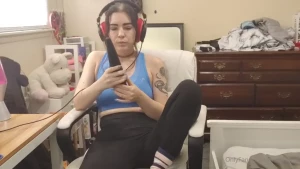 Cumming to music with my headphones on
