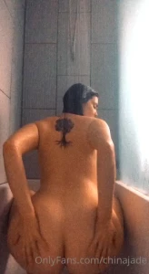 Shower sagas who wants to see this wet booty bounce