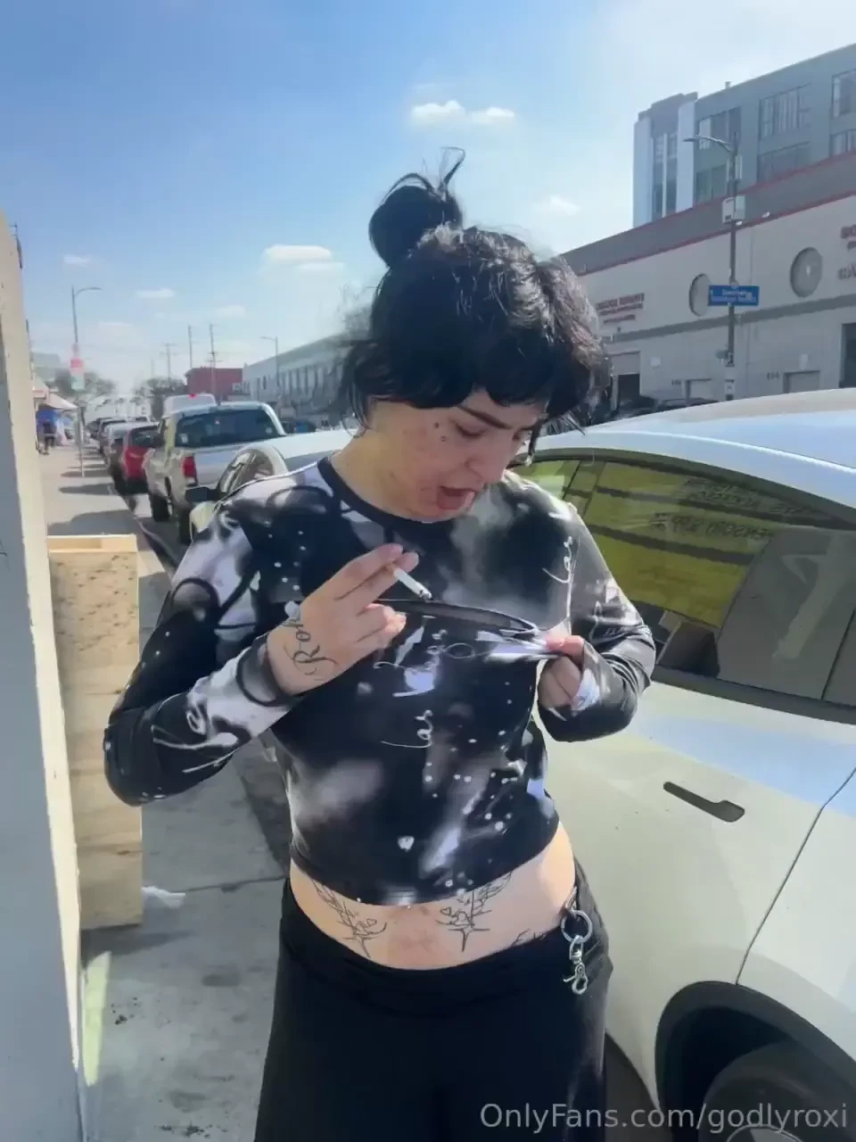 Just having my morning smoke 