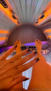 My mani amp pedi was so pretty this week