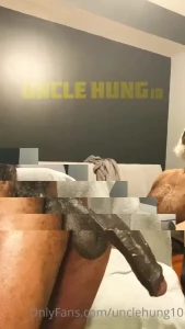 Slick dick masturbating and enjoying the slick feeling of my oiled up
