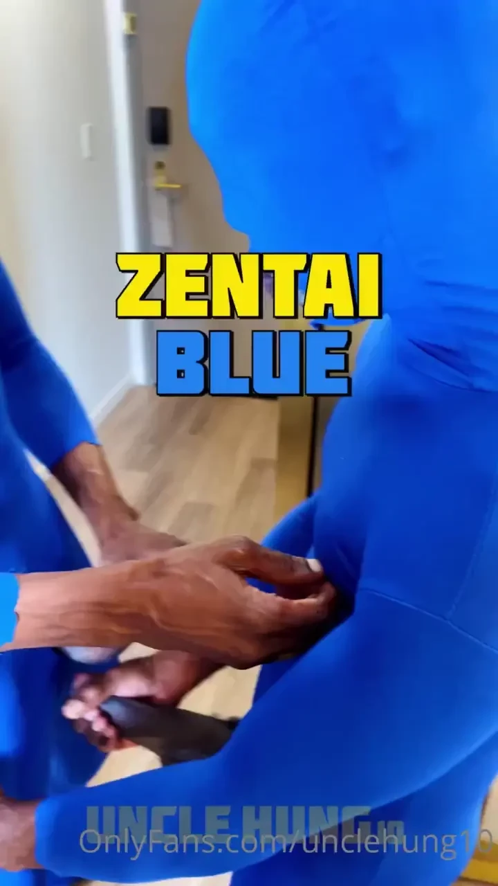 Zentai blue produced amp shot by pleasureu2021 mature mutual 