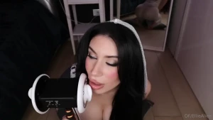 Hey baby new video is out asmr ear licking mouth sounds kiss sound