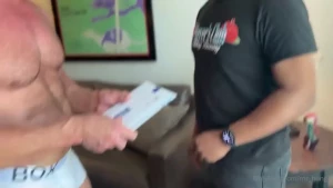 Saying hello to my new neighbor with my dick and throat reecescottx