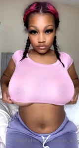 My tits ripped this shirt