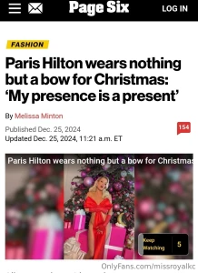 Paris hilton the queen she s so gorgeous i love it why didn t i think part 1