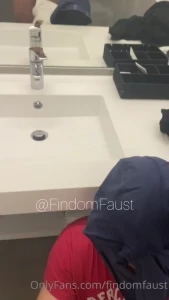 Bath slave initiation after a hard workout if my soft dick is bigger