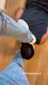 Sneaker socks worship and domination with new cute slaveboy