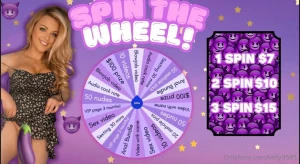 Spin the wheel for steamy surprises hey there ready for some fun join