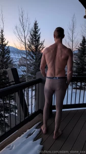 Yes it was chilly out but it felt good after a long day of riding