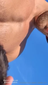 We couldn t get enough of the men on the beach the sun the muscles