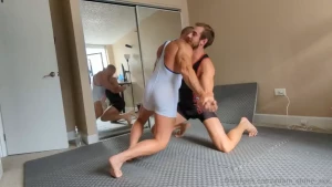 I challenged athltcdad to a best-of-5-taps wrestling match with stakes