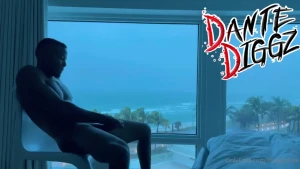 Sneak peek of me shooting solo content while i was in south beach last