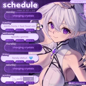Little schedule update because i completely forgot i had something to