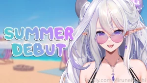 Swimsuit debut starts now on twitch https www twitch tv mirunemochi