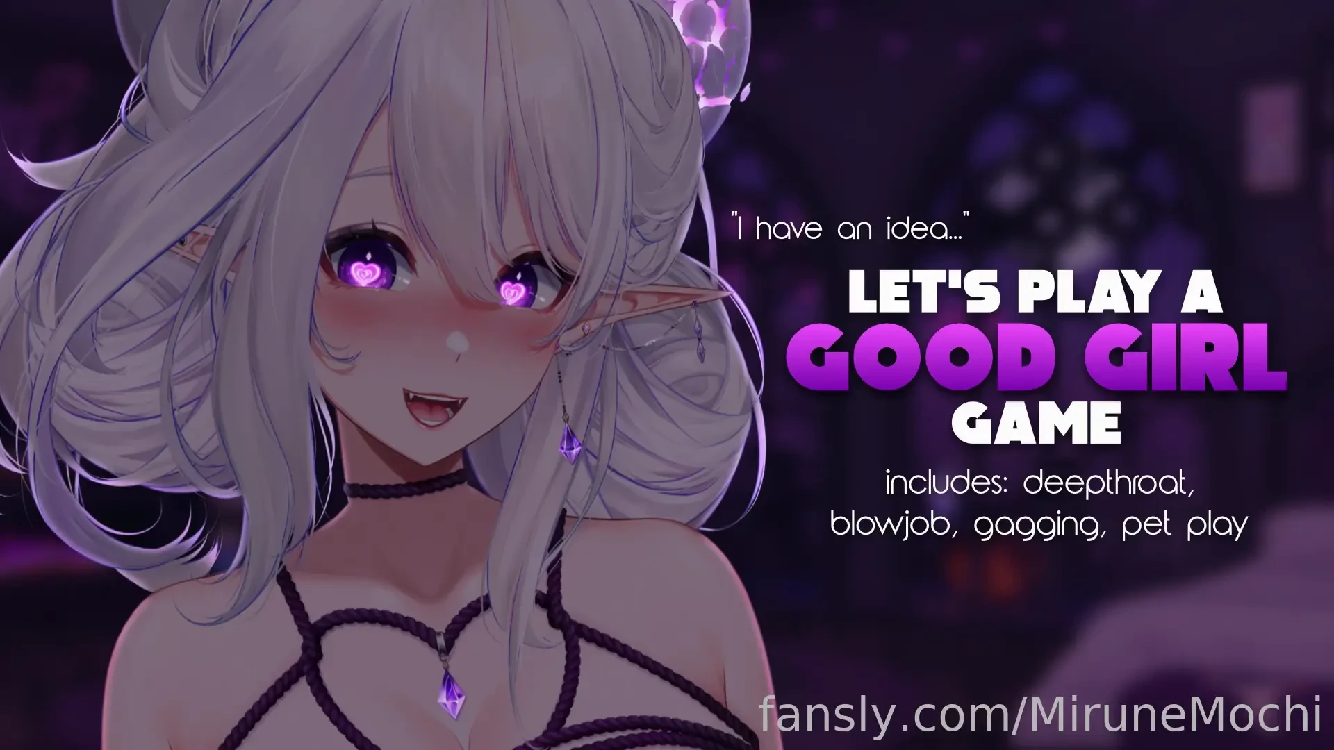 The mono audio non-asmr version is available to desire subs or higher part 1 