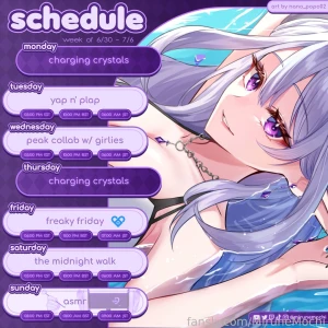 Schedule for this week https www twitch tv mirunemochi part 2