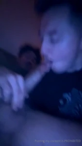Guess who spent the night this weekend had some fun sucking on his