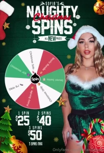 Feeling lucky this holiday season my christmas spin the wheel is here