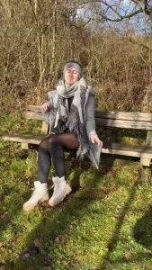 Winterspaziergang mit meinem lieblingshalsband winterly walk with my