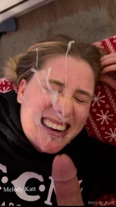Did you know the cum starts to feel almost cold on my face almost part 5